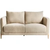 Beliani Dvivietė sofa GIMO Boucle smėlio spalvos