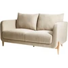 Beliani Dvivietė sofa GIMO Boucle smėlio spalvos