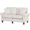 Beliani Dvivietė sofa GINNERUP, šviesiai smėlinė