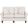 Beliani Dvivietė sofa GINNERUP, šviesiai smėlinė