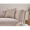 Beliani Dvivietė sofa HABO smėlio ir pilkos spalvos