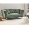 Beliani Dvivietė sofa HABO žalia