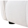 Beliani Dvivietė sofa HALBA Boucle balta