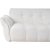 Beliani Dvivietė sofa HALBA Boucle balta
