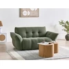 Beliani Dvivietė sofa HALBA Boucle Žalia