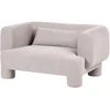 Beliani Dvivietė sofa HOGBO smėlio spalvos