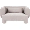 Beliani Dvivietė sofa HOGBO smėlio spalvos