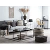 Beliani Dvivietė sofa KALMAR šviesiai pilka