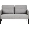 Beliani Dvivietė sofa LAHTI pilka