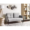 Beliani Dvivietė sofa LAHTI pilka