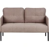 Beliani Dvivietė sofa LAHTI šviesiai ruda