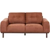 Beliani Dvivietė sofa LAURILA auksinės rudos spalvos