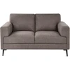 Beliani Dvivietė sofa LOUSTO, ruda