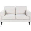 Beliani Dvivietė sofa LOUSTO šviesiai smėlio spalvos