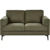 Beliani Dvivietė sofa LOUSTO, žalia