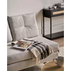 Beliani Dvivietė sofa lova JERSLEV, kreminė balta