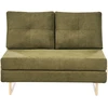 Beliani Dvivietė sofa lova JERSLEV Žalia