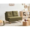 Beliani Dvivietė sofa lova JERSLEV Žalia