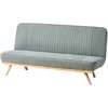 Beliani Dvivietė sofa lova KALFAFEL žalia