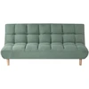 Beliani Dvivietė sofa-lova RISOR, šviesiai žalia