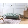 Beliani Dvivietė sofa-lova RISOR, šviesiai žalia
