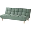 Beliani Dvivietė sofa-lova RISOR, šviesiai žalia