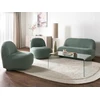 Beliani Dvivietė sofa LOVBERG šviesiai žalia