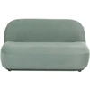 Beliani Dvivietė sofa LOVBERG šviesiai žalia
