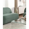 Beliani Dvivietė sofa LOVBERG šviesiai žalia