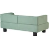 Beliani Dvivietė sofa MOVIK šviesiai žalia