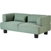 Beliani Dvivietė sofa MOVIK šviesiai žalia