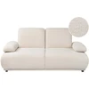 Beliani Dvivietė sofa NACKA Boucle, balta