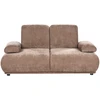 Beliani Dvivietė sofa NACKA, šenilinė, ruda