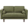 Beliani Dvivietė sofa NURMO tamsiai žalia