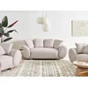 Beliani Dvivietė sofa RINGEL šviesiai smėlio spalvos