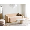Beliani Dvivietė sofa SIPO, smėlio spalvos boucle audinys