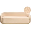 Beliani Dvivietė sofa SIPO, smėlio spalvos boucle audinys