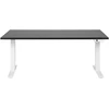 Beliani Elektra reguluojamas stalas DESTINES juodas/baltas 160 cm 72 cm