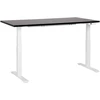 Beliani Elektra reguluojamas stalas DESTINES juodas/baltas 160 cm 72 cm