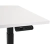 Beliani Elektriškai reguliuojamas rašomasis stalas DESTINES baltas/juodas 120 cm 72 cm