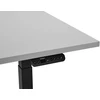 Beliani Elektriškai reguliuojamas stalas DESTINES pilkas/juodas 120 cm 72 cm