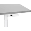 Beliani Elektriškai reguliuojamas stalas DESTINAS pilkas/baltas 120 cm 72 cm