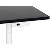 Beliani Elektriškai reguliuojamas stalas DESTINAS Juodas/baltas 160 cm 72 cm