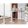 Beliani Elektriškai reguliuojamas stalas DESTINAS šviesiai rudas/ baltas 180 cm 72 cm