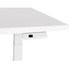 Beliani Elektriškai reguliuojamas stalas DESTINES baltas 120 cm 72 cm