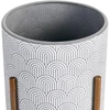Beliani Gėlių stovas AUBRIETA Metalinis 31 cm šviesiai pilkas