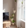 Beliani Gėlių stovas BANEBERRY 24 cm smėlio spalvos metalinis