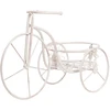 Beliani Gėlių stovas HAREBELL 52 cm kreminės baltos spalvos metalinis