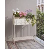 Beliani Gėlių stovas LUPINE 62 cm smėlio spalvos metalinis