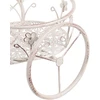 Beliani Gėlių stovas WILDROSE Metalinis 66 cm kreminės spalvos